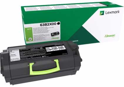 Lexmark 63B2X00 tonerio kasetė Originalus Juoda 1 vnt