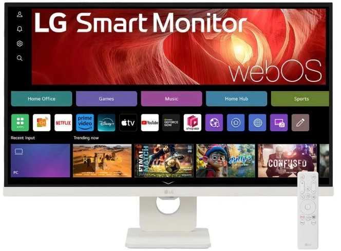 LG 27U731SA-W computer monitorius 68.6 cm (27") 3840 x 2160 pikselių 4K Ultra HD LCD Baltas