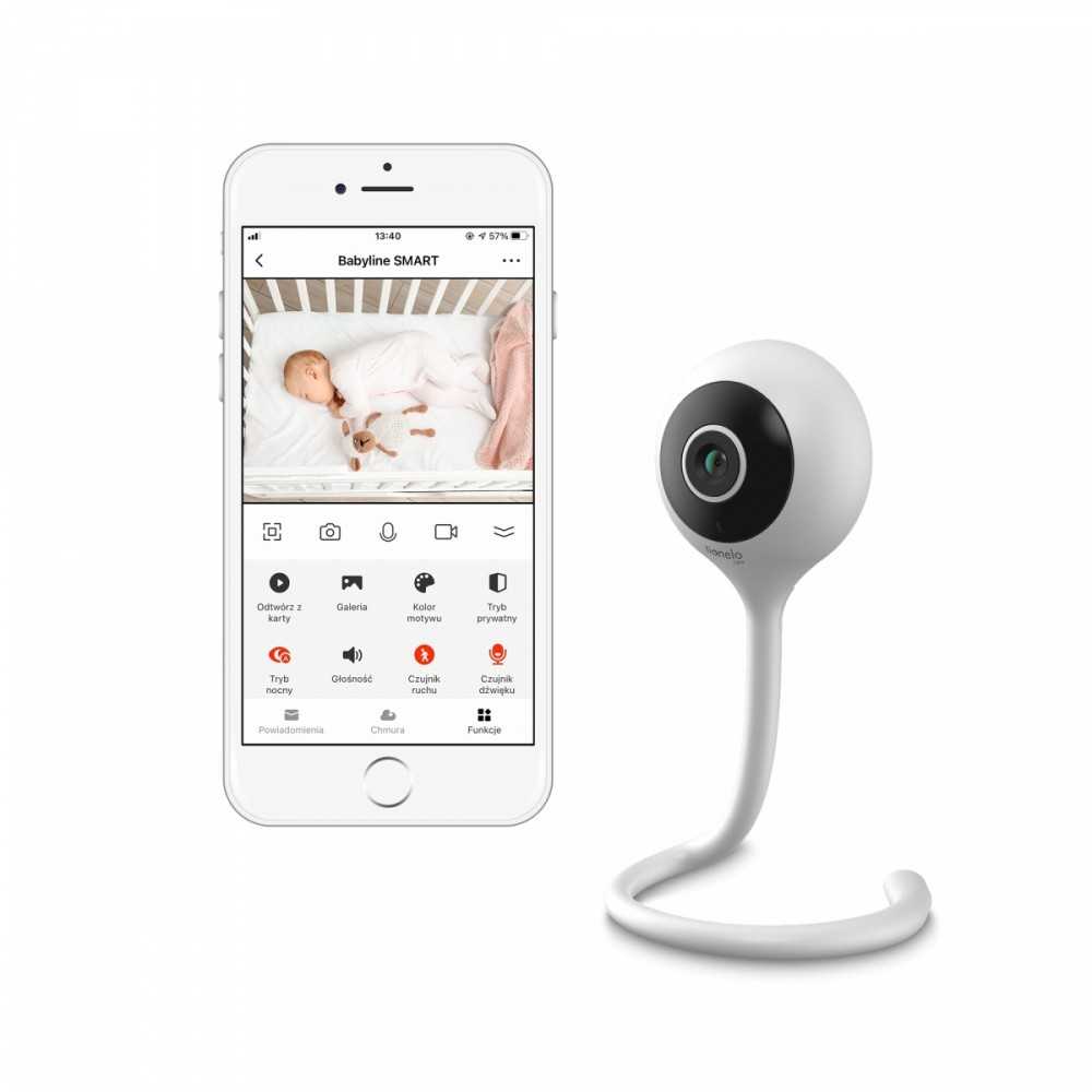 Lionelo Mobili auklė su kamera, Babyline smart