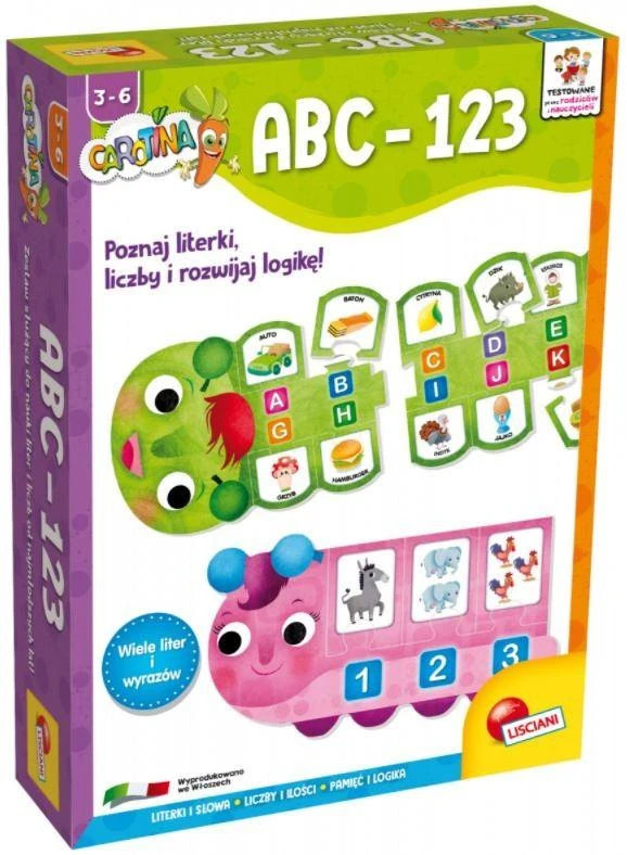 Lisciani Carotina ABC-123 61112
