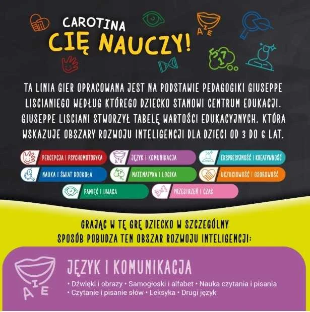 Lisciani LISCIANI CAROTINA CIĘ NAUCZY MÓJ PIERWSZY ANGIELSKI