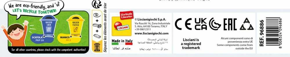 Lisciani LISCIANI MONTESSORI BABY WOOD DZIECIĘCA FARMA