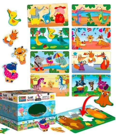 Dėlionė Lisciani Montessori Animal World 3+ Lisciani