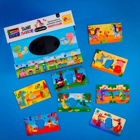 Dėlionė Lisciani Montessori Animal World 3+ Lisciani