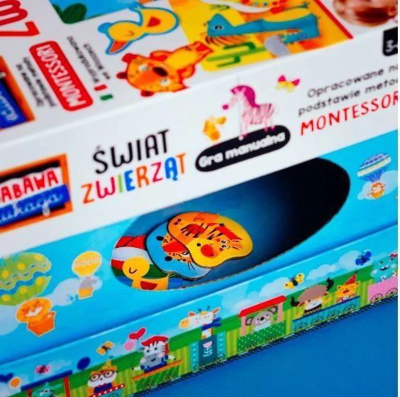 Dėlionė Lisciani Montessori Animal World 3+ Lisciani