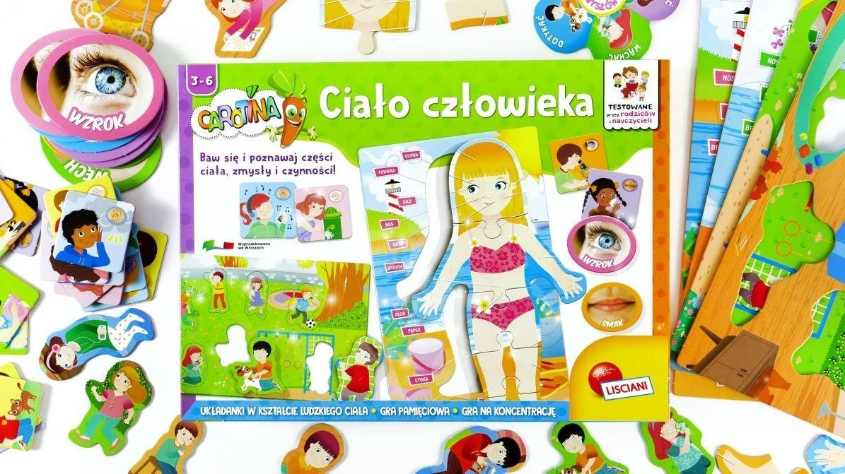 Dėlionė Lisciani Carotina Vyro kūnas