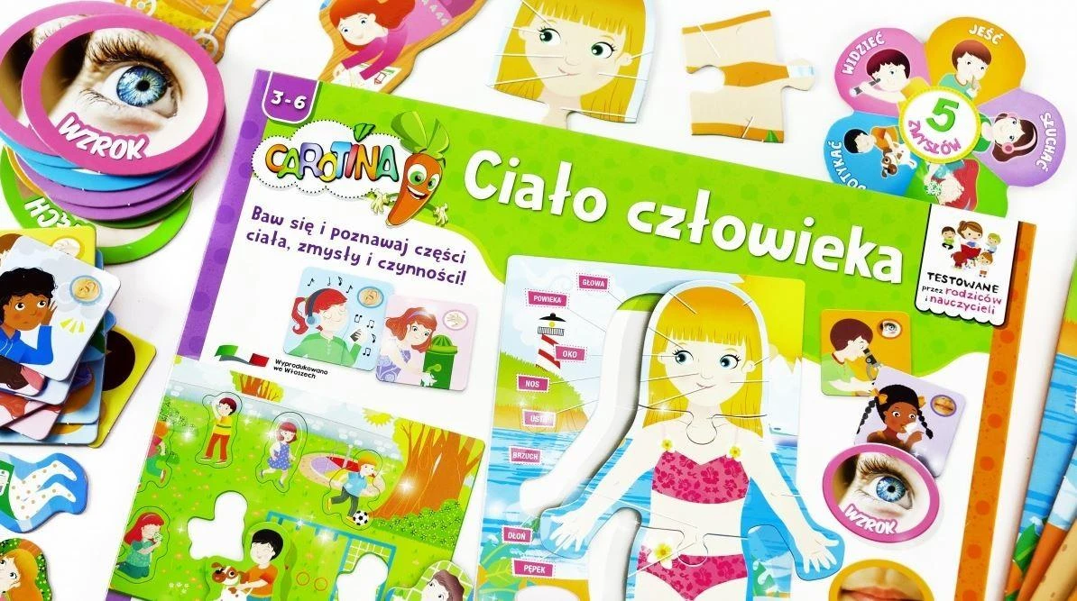Dėlionė Lisciani Carotina Vyro kūnas