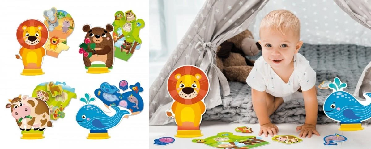 Dėlionė Lisciani LISCIANI CAROTINA BABY MANO GYVŪNINĖS DRAUGAI