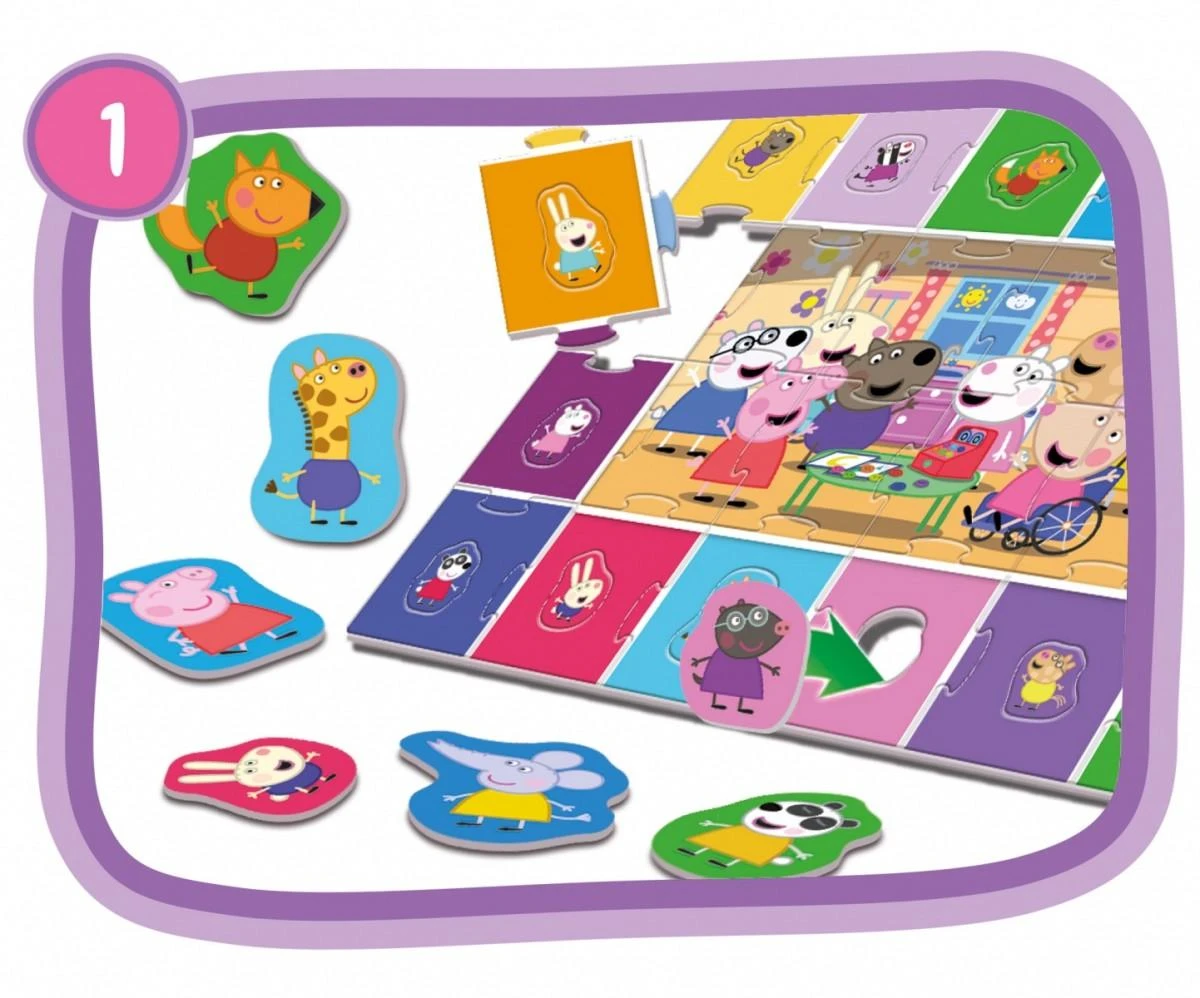Lisciani Mega edukacinių žaidimų rinkinys Peppa Pig