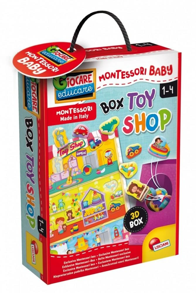 Lisciani LISCIANI MONTESSORI BABY BOX - ŽAISLŲ PARDUOTUVĖ
