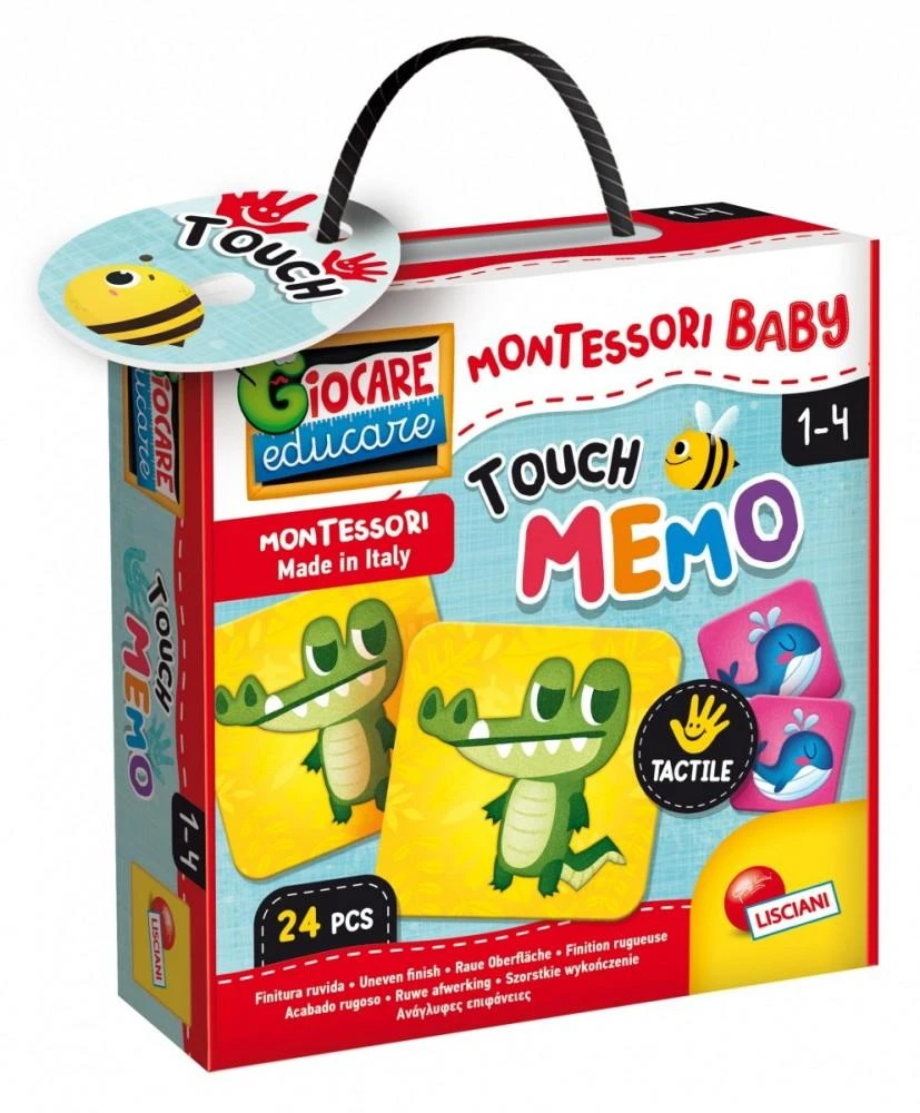 Lisciani MontesorName Baby Touch - atminties žaidimas