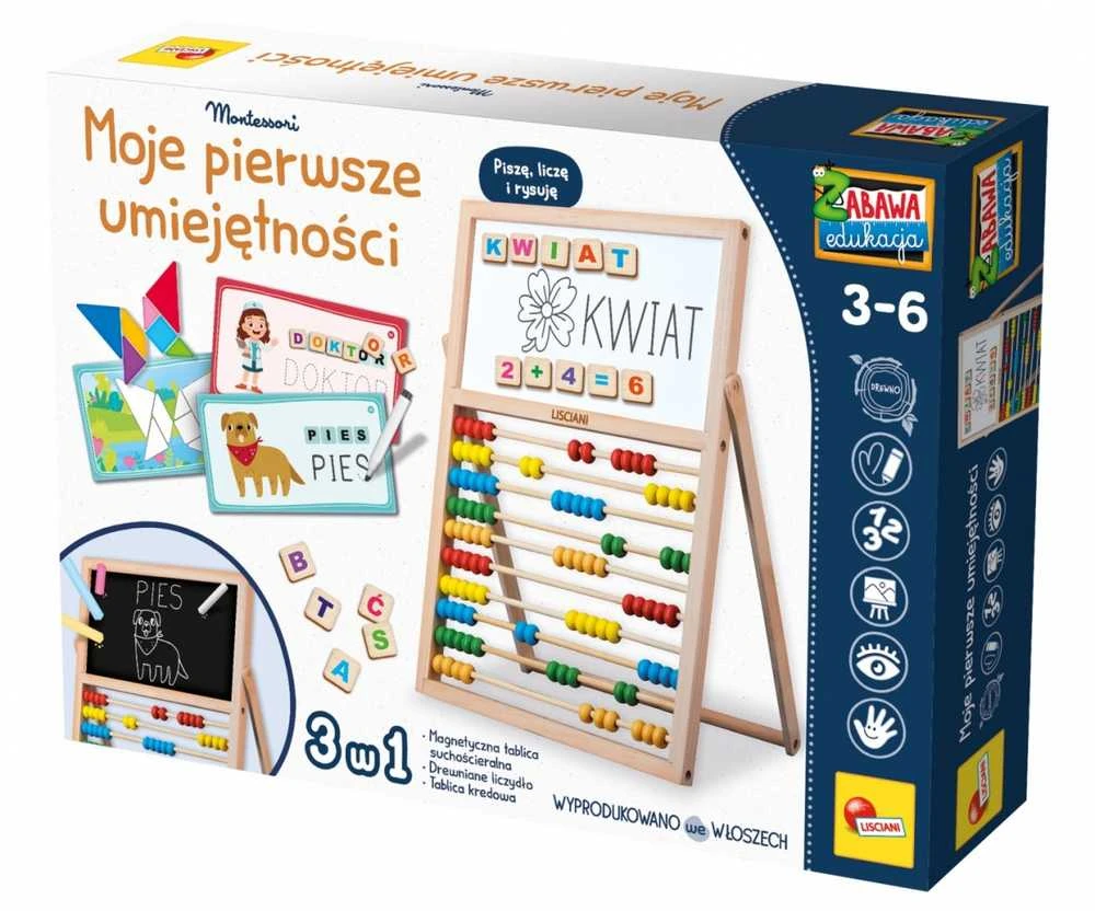 Lisciani Edukacinis Montessori rinkinys skaitymui ir skaičiavimui