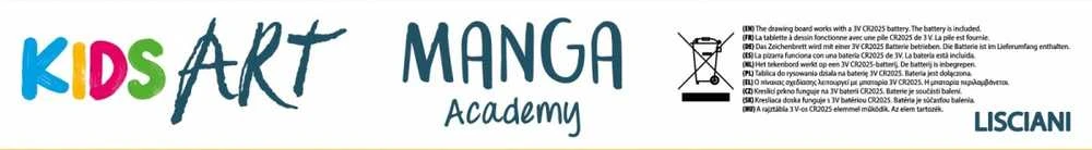 Lisciani Rinkinys Vaikų piešimo rinkinys – Manga Lab