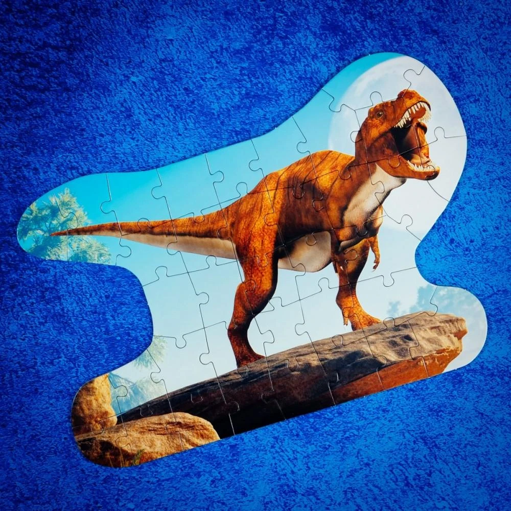 Lisciani DIY konstruktorius Dinozauras T-REX + dėlionė