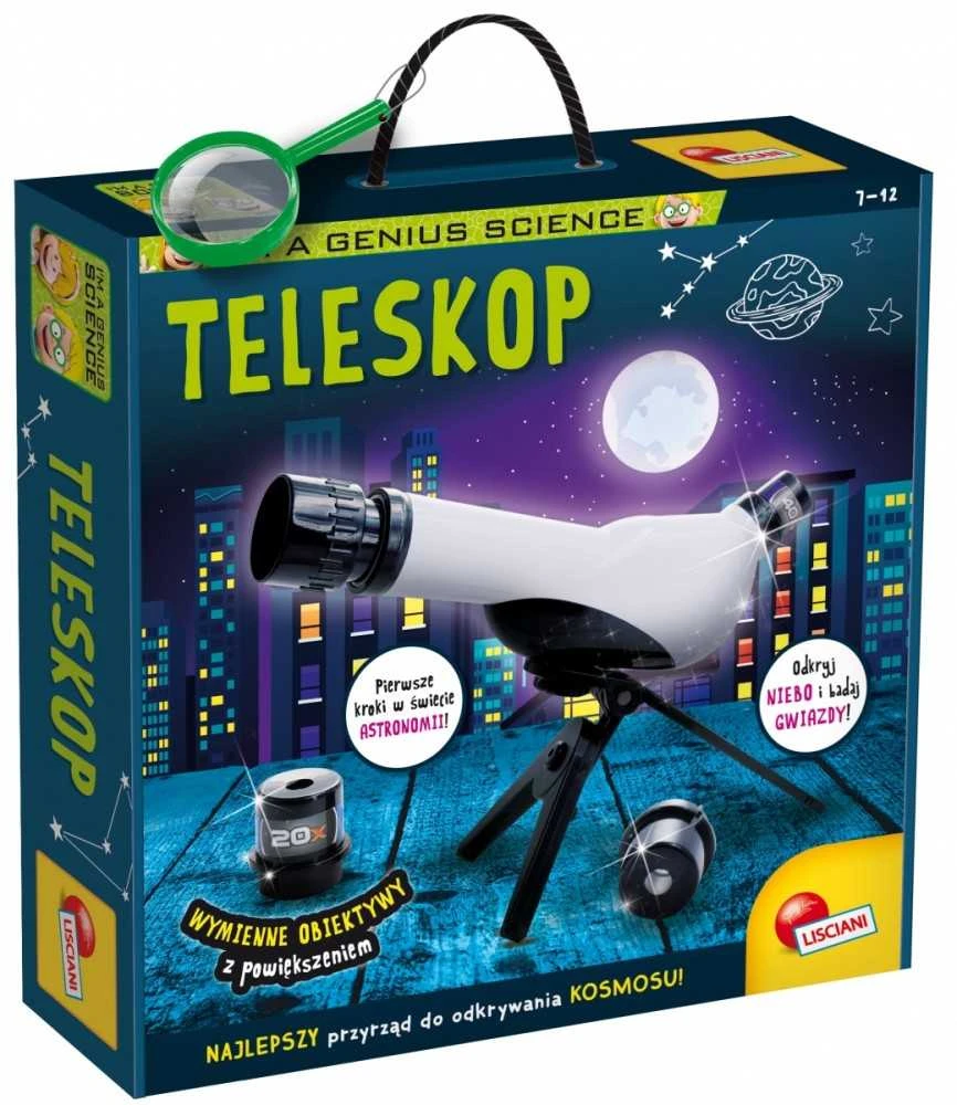 Lisciani Mokslinis teleskopas vaikams su keičiamais objektyvais
