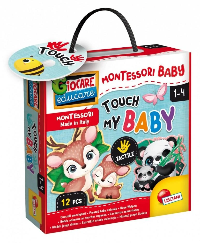 Dėlionė Lisciani Montessori Baby - Palieskite mano kūdikį