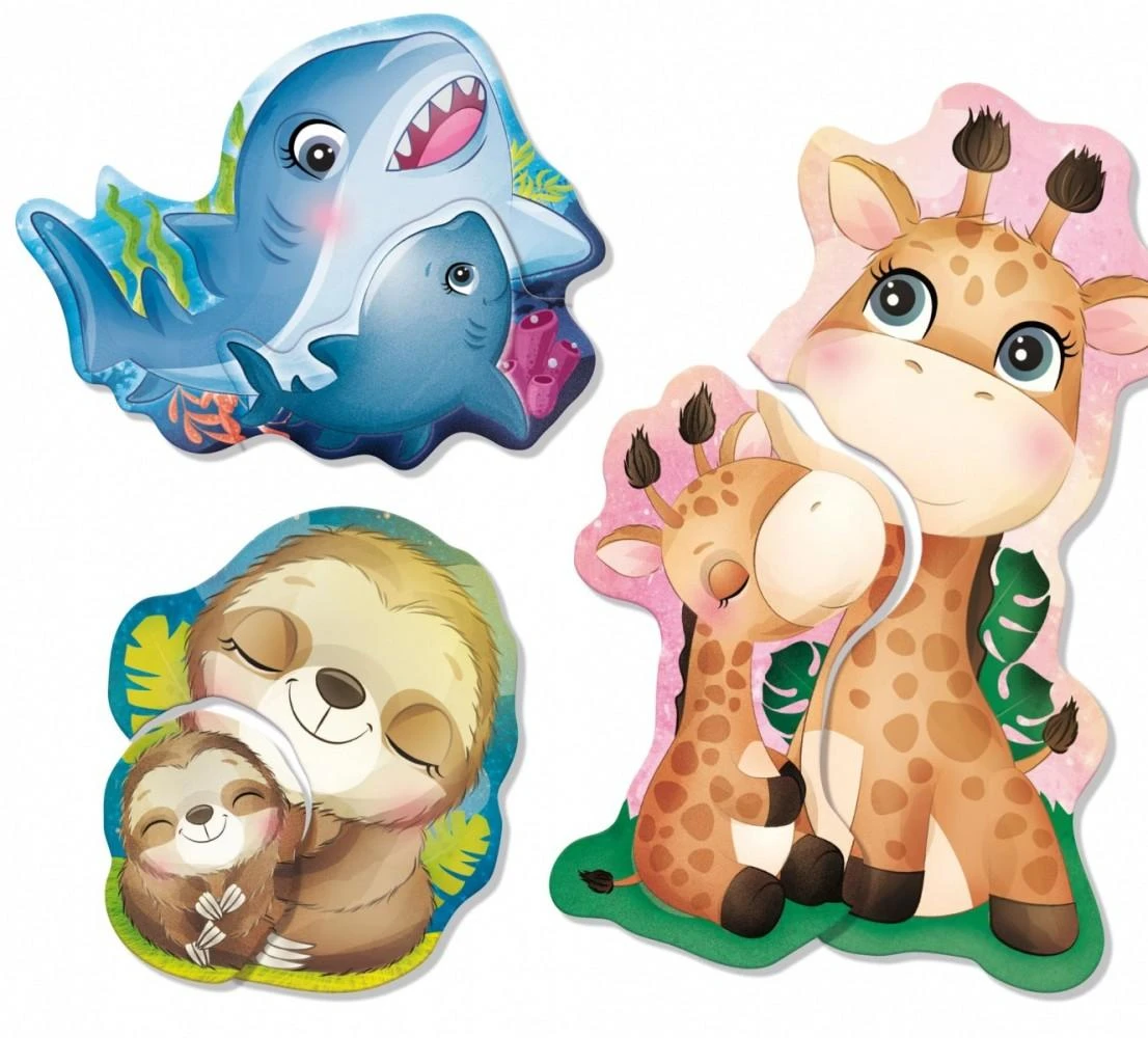Dėlionė Lisciani Montessori Baby - Palieskite mano kūdikį