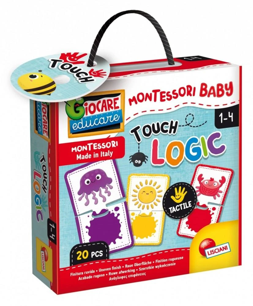Dėlionė Lisciani Montessori Baby – prisilietimo logika