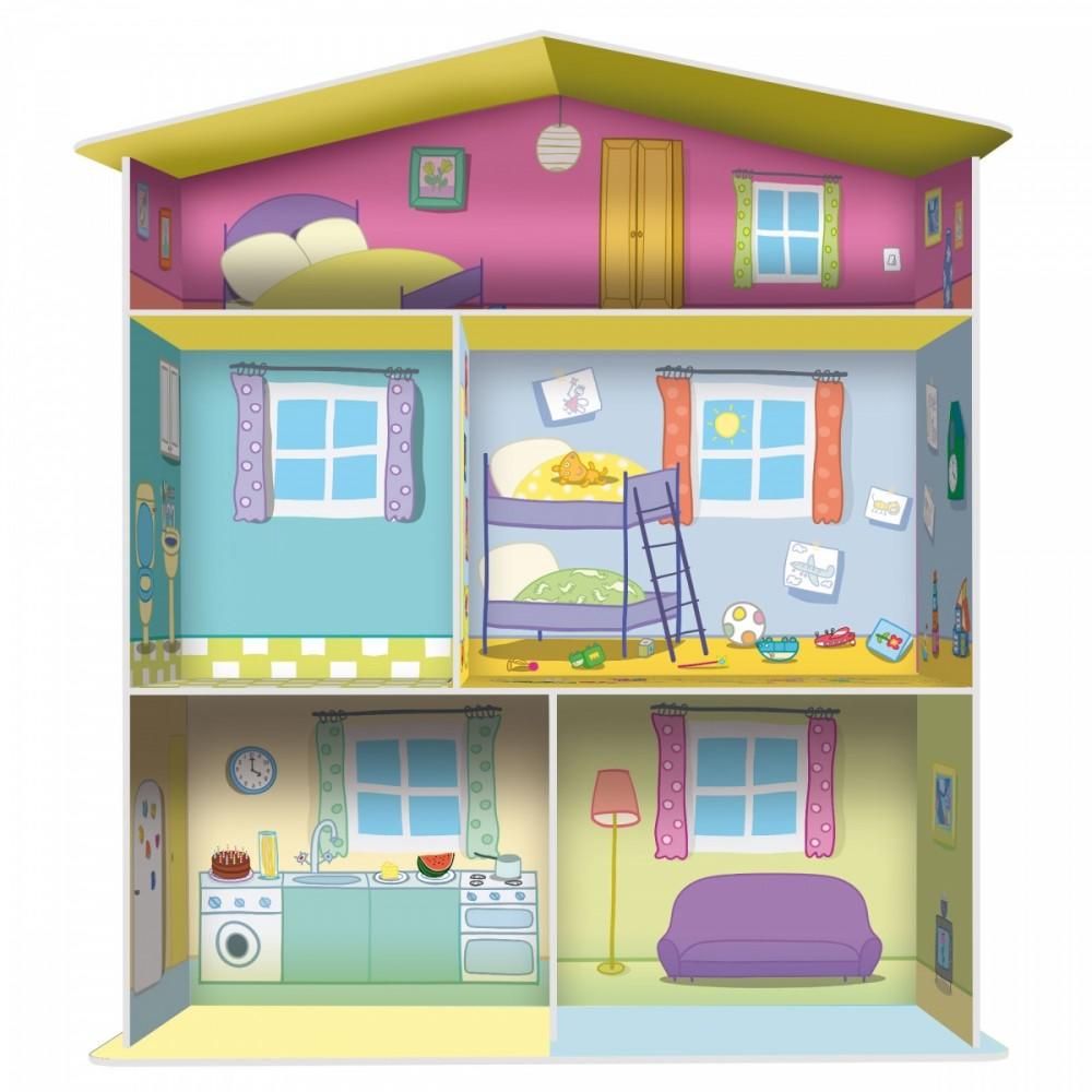 Dėlionė Lisciani Peppa kiaulės lapai – mano namai 3D