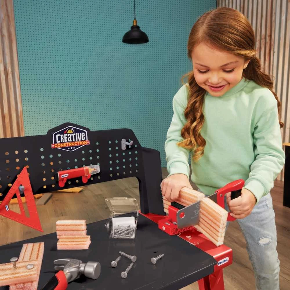 „Little Tikes“ kūrybinis statybinis darbastalis