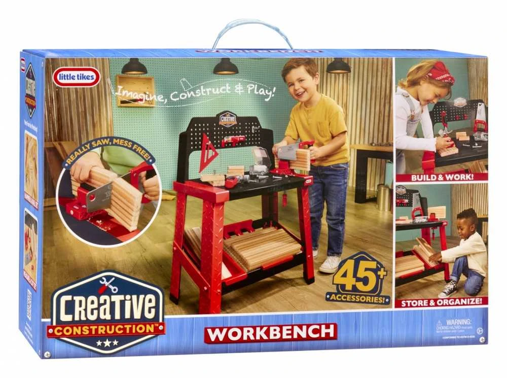 „Little Tikes“ kūrybinis statybinis darbastalis