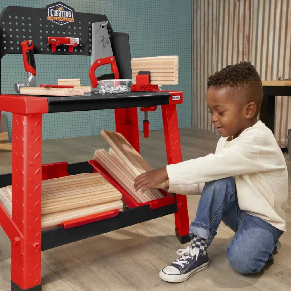 „Little Tikes“ kūrybinis statybinis darbastalis