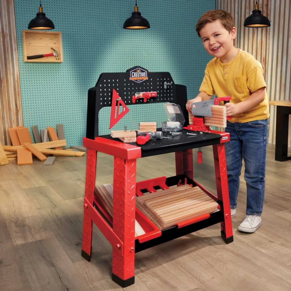 „Little Tikes“ kūrybinis statybinis darbastalis