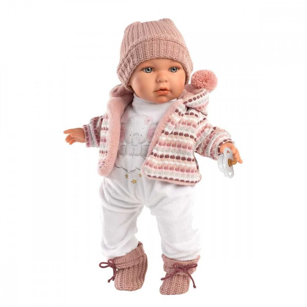 Llorens 14206 Lėlė kūdikis 42 cm Julija minkštu pilvuku