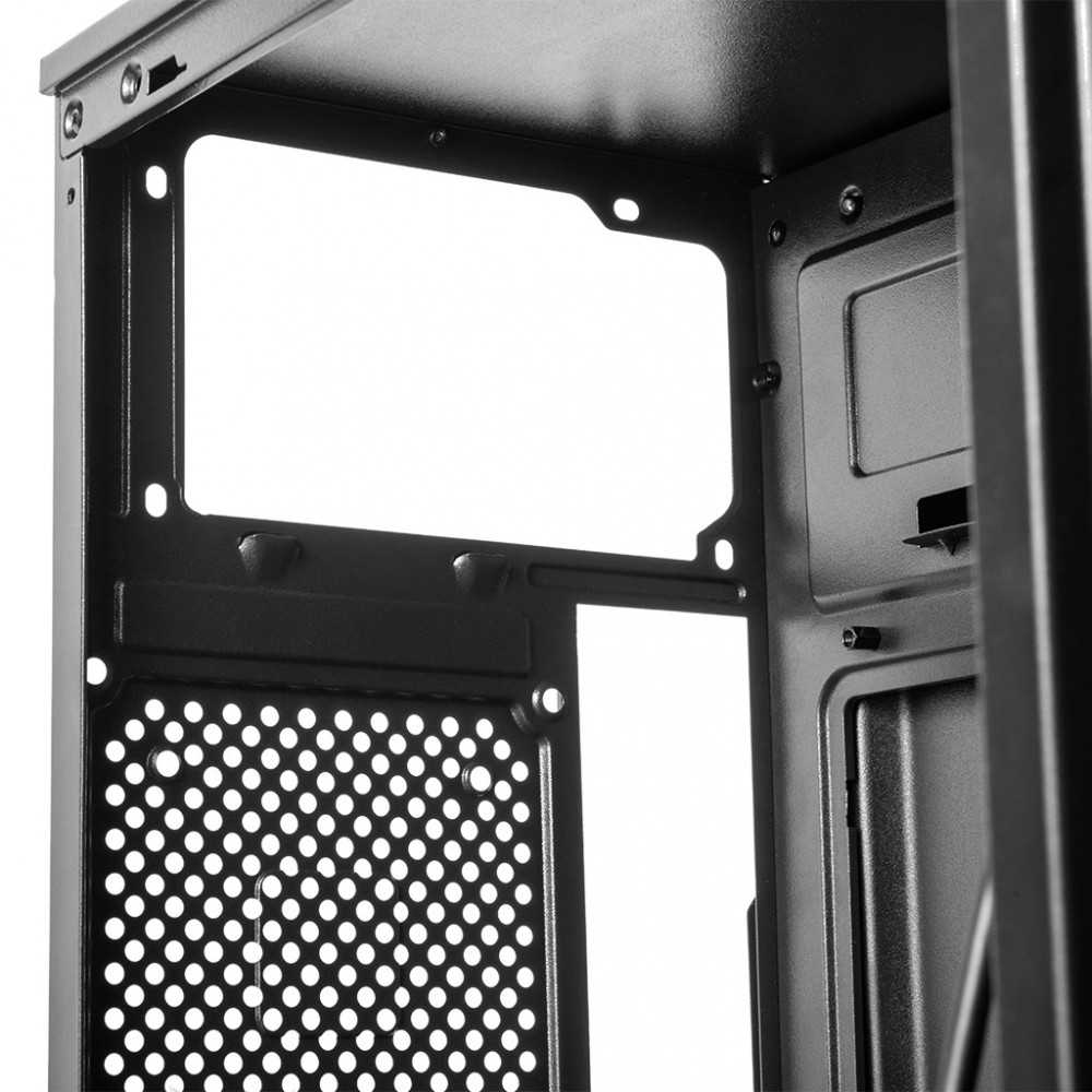 Logic Concept J23 Midi Tower ATX kompiuterio dėklas USB 3.0 x 2 juodas
