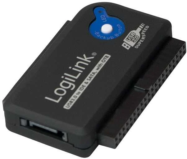 LOGILINK AU0028A LOGILINK – USB 3.0 į IDE ir SATA adapteris su OTB