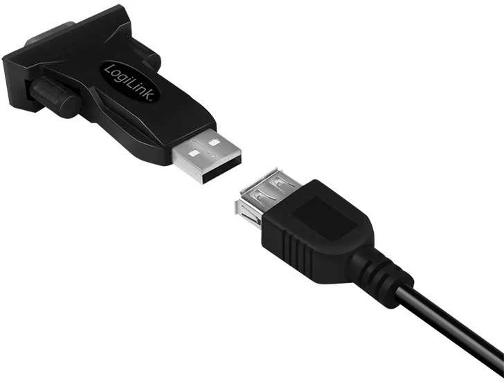 LogiLink USB - DB9 adapteris su prijungtu laidu