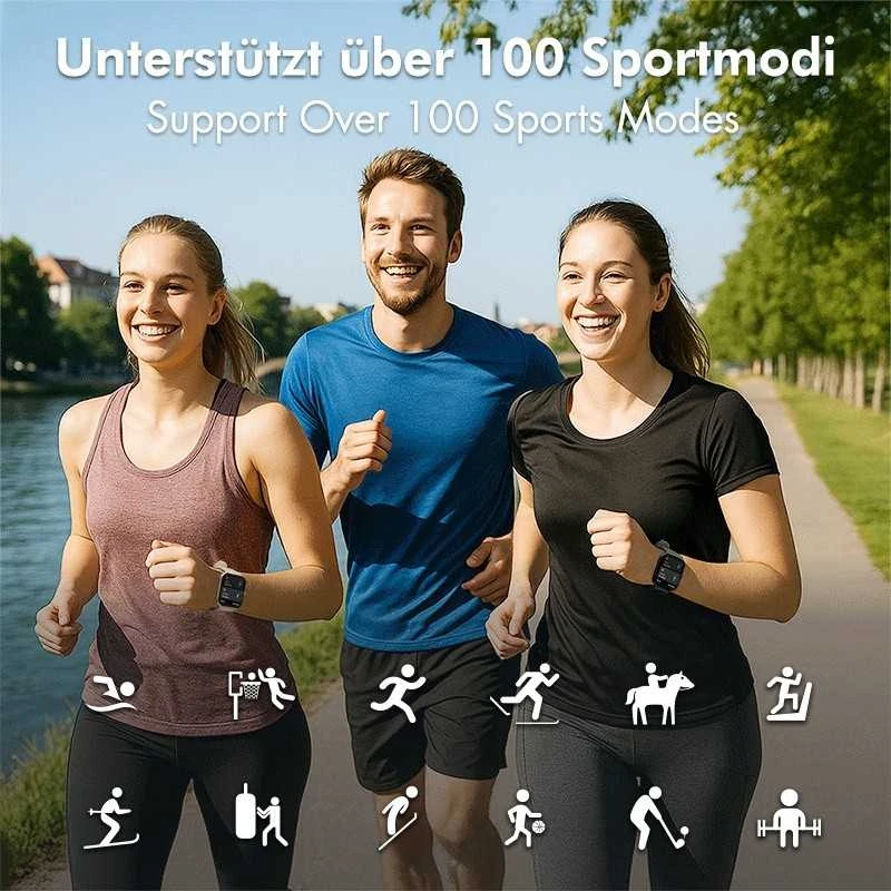 LogiLink Išmanusis laikrodis lcd, bt5.2 ip68, rožinė