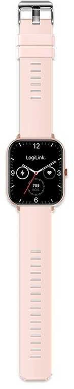 LogiLink Išmanusis laikrodis lcd, bt5.2 ip68, rožinė
