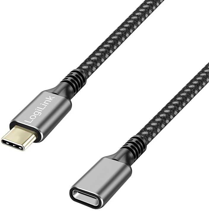 LogiLink Kabelis usb3.2 gen2 typec do usb-c/f, pd, 1m