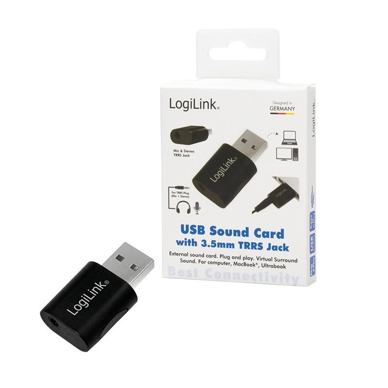LOGILINK UA0299 LOGILINK - USB garso adapteris, sidabrinis