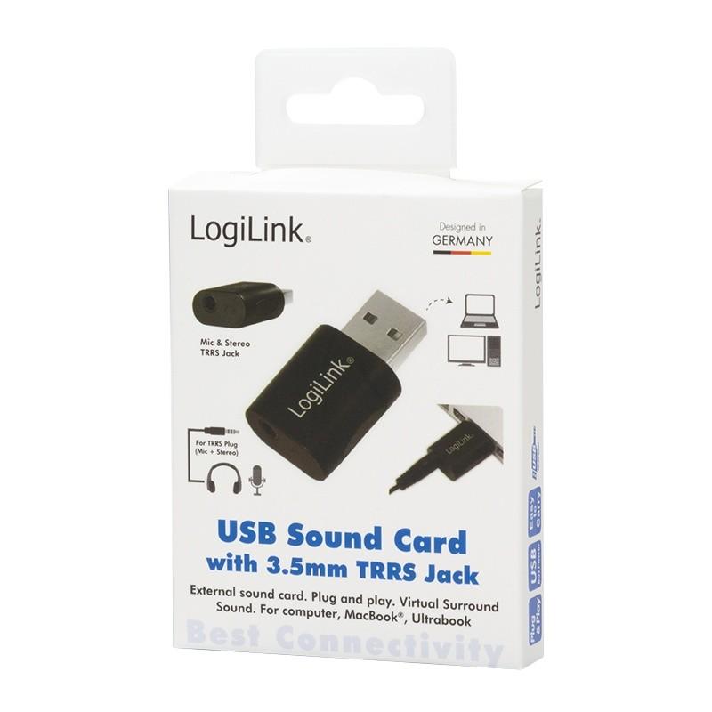 LOGILINK UA0299 LOGILINK - USB garso adapteris, sidabrinis