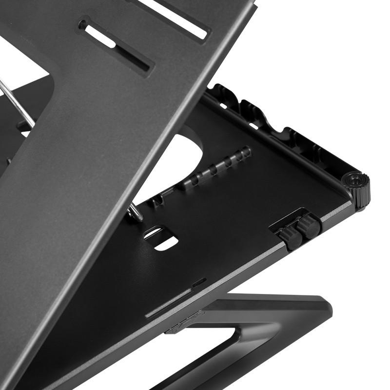 LOGILINK AA0133 Nešiojamojo kompiuterio stovas su 10–16 colių išmaniųjų telefonų laikikliais