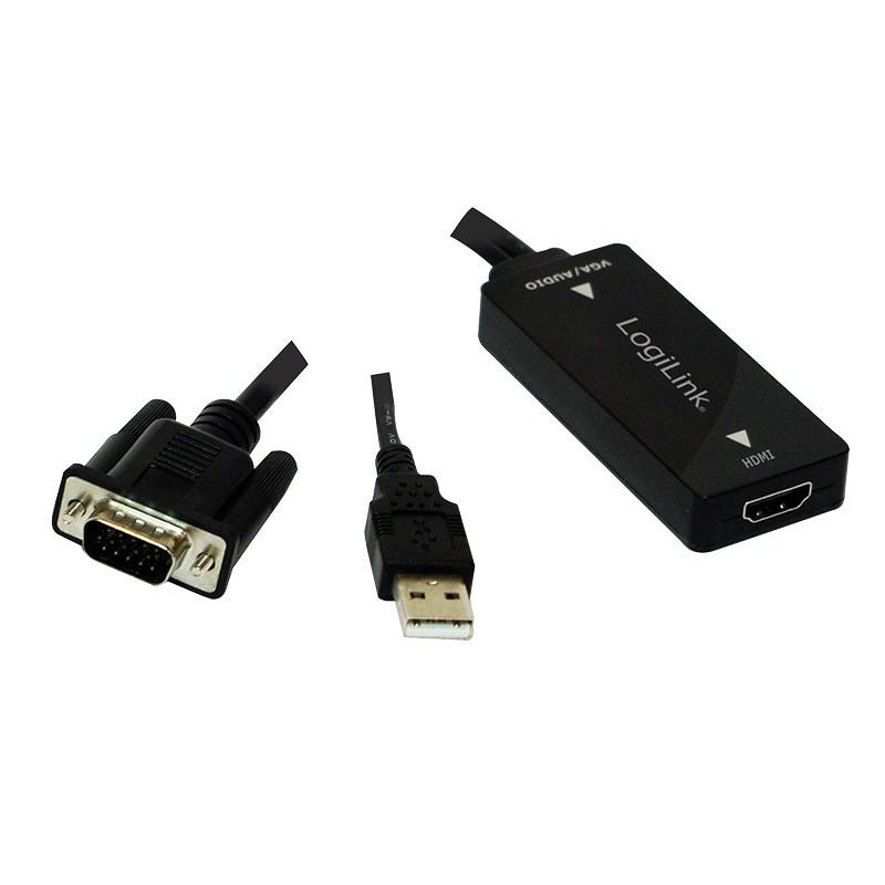 LOGILINK CV0060 LOGILINK - VGA su garso ir HDMI keitikliu