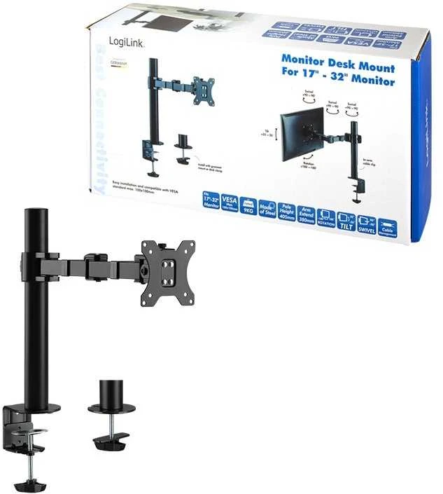 LOGILINK BP0105 Monitorius laikiklis 17–32 colių plieninės rankenos ilgis 380 mm