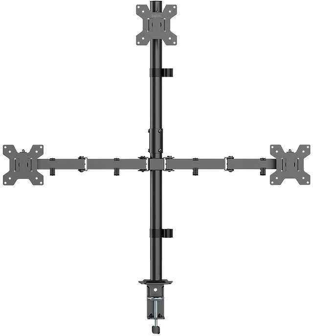 LogiLink Monitoriaus laikiklis trigubas 17-32 376 mm juodas