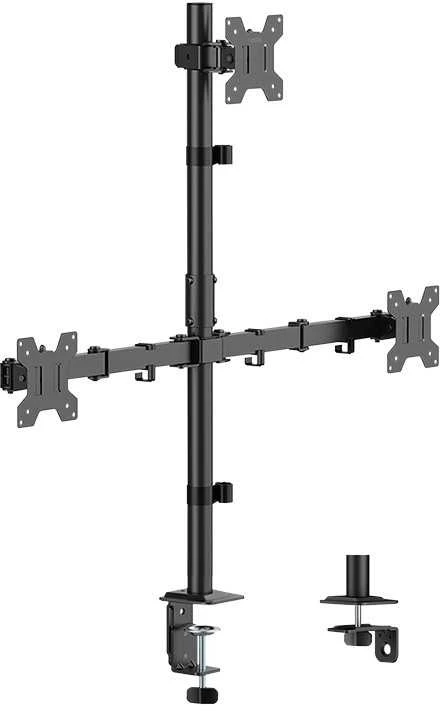 LogiLink Monitoriaus laikiklis trigubas 17-32 376 mm juodas