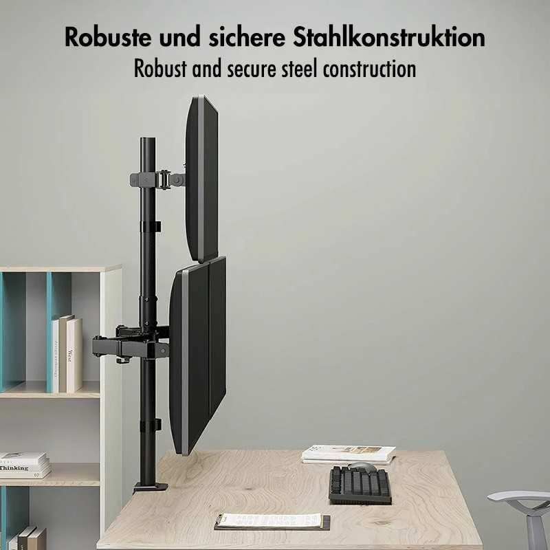 LogiLink Monitoriaus laikiklis trigubas 17-32 376 mm juodas
