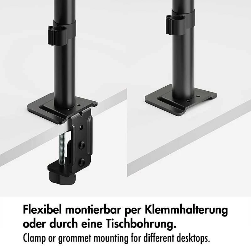 LogiLink Monitoriaus laikiklis trigubas 17-32 376 mm juodas