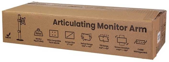 LogiLink Laikiklis na monitorius 17-32 ', 9kg max, juoda