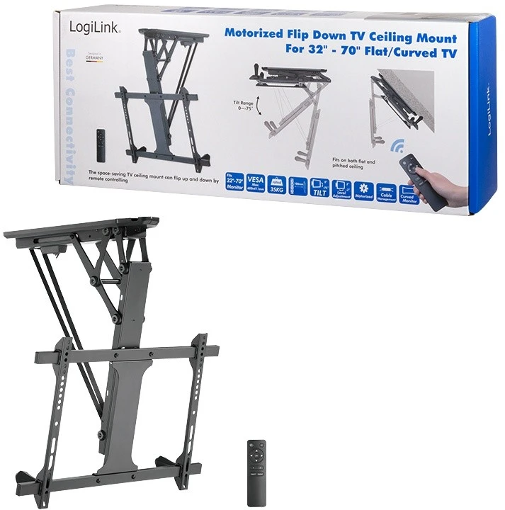 Laikiklis „Logilink“ lubinis televizorius 32–70 colių, elektrinis, maks. 35 kg