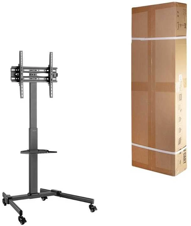 Laikiklis LOGILINK BP0121 TV Monitorius vežimėlis 32-55 colių 35 kg reguliuojamo aukščio