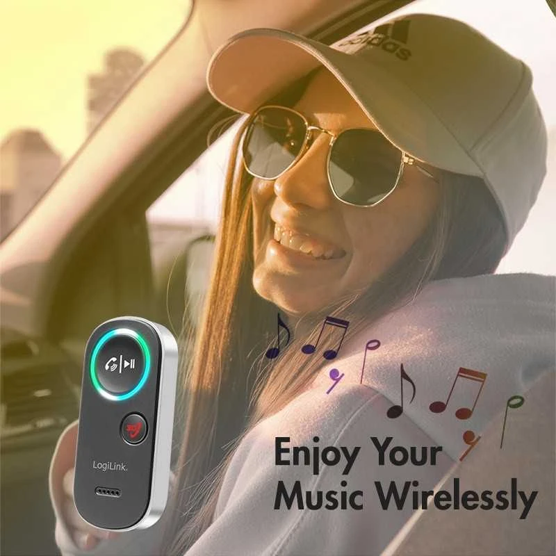 „LogiLink Bluetooth 5.4“ imtuvas, garso adapteris, 3D, juodas