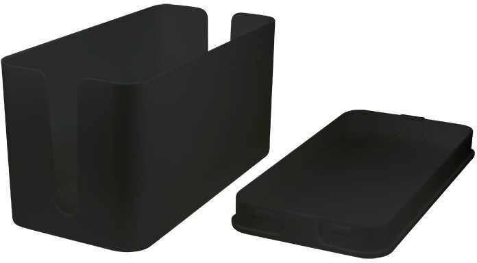 LogiLink Organizer kabli cable box, juoda