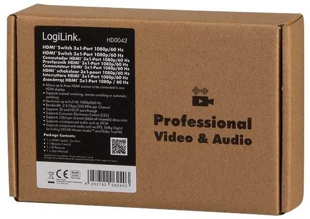 Priedas LogiLink, Hdmi
