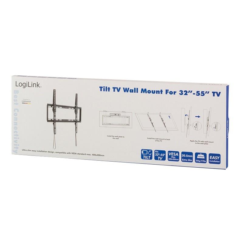 LOGILINK BP0010 LOGILINK - televizoriaus sieninis laikiklis, 32-55, maks. 35 kg